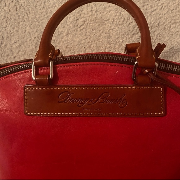 Dooney and Bourke Genuine Florentine Vacchetta Leather Bag - Picture 7 of 10